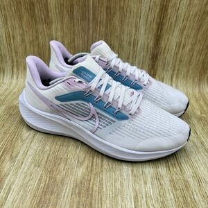 Nike Air Zoom Pegasus 39 Women's Size 9 Running‎ Shoes White Cerulean DZ4445-100